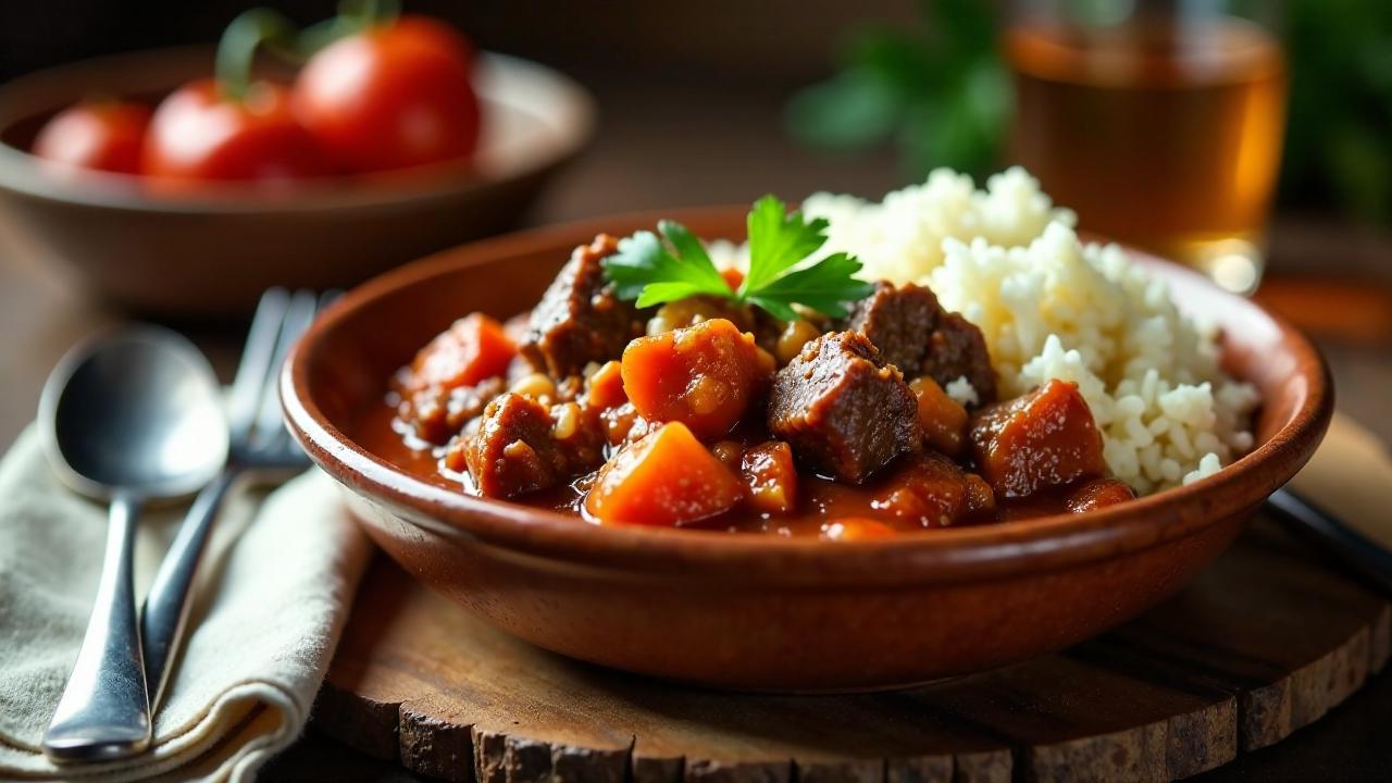 Carne en Salsa (Beef in Tomato Sauce)