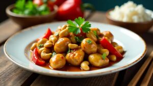 Cashew-Nuss-Huhn