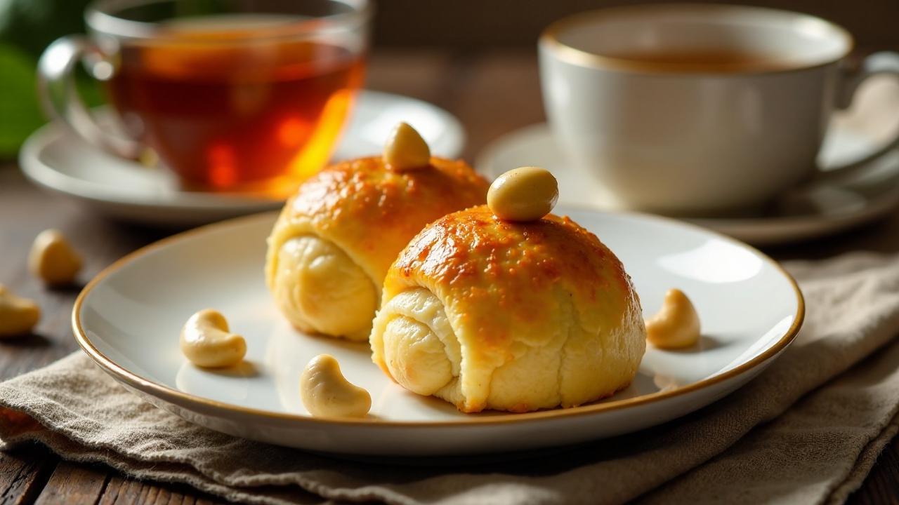 Cashew-Nussbrötchen: Cremig