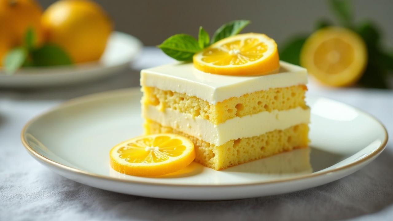 Cassata al Limone - Zitronenfrische Torte