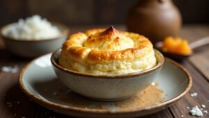 Cassava Coconut Soufflé