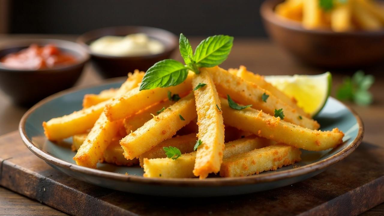 Cassava Fries – Frittierte Maniokpommes