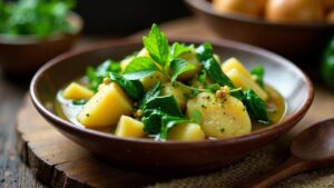 Cassava and Leaf Stew