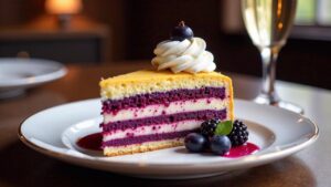 Cassis-Champagner-Torte