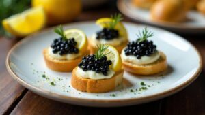 Caviar Canapés