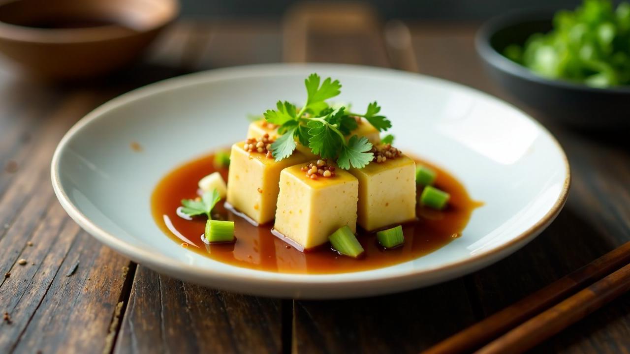 Century Egg Tofu (Tausendjähriges Ei mit Tofu)