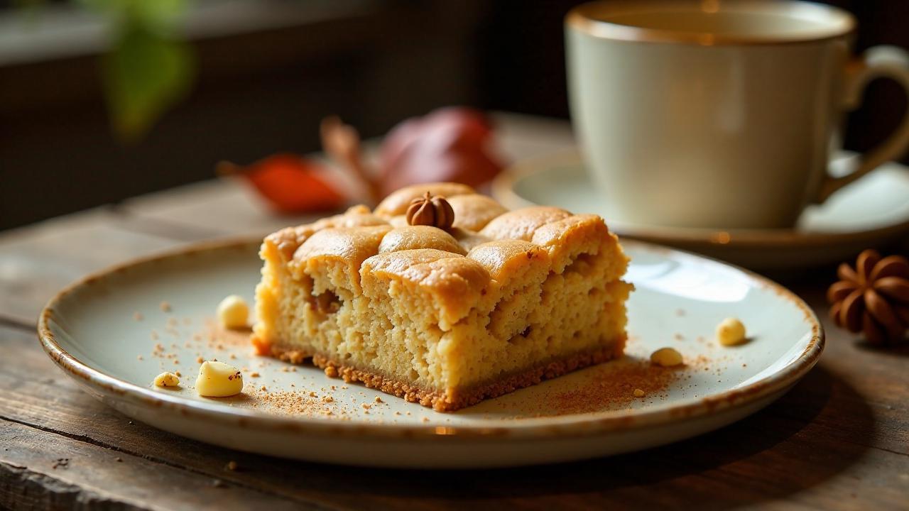 Chai-Gewürz-Blondies