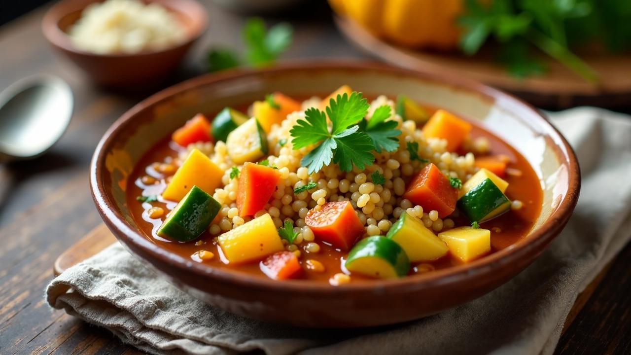 Charquicán: Quinoa-Gemüse-Eintopf