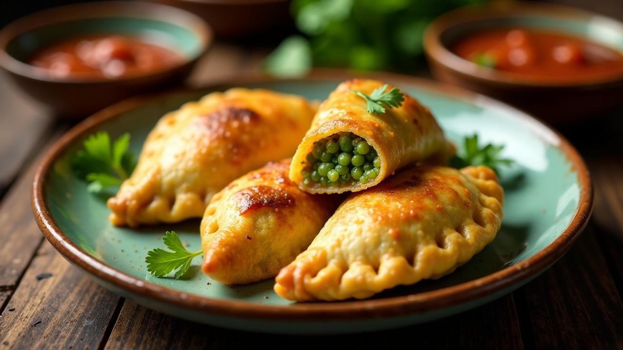 Chaya Empanadas (Empanadas mit Chaya)