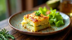 Chayote Erwachsener Gratin