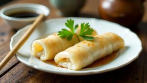 Chee Cheong Fun - Reisrollen mit Garnelenpaste