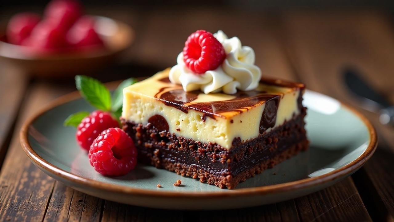 Cheesecake-Schokolade-Swirl-Brownies