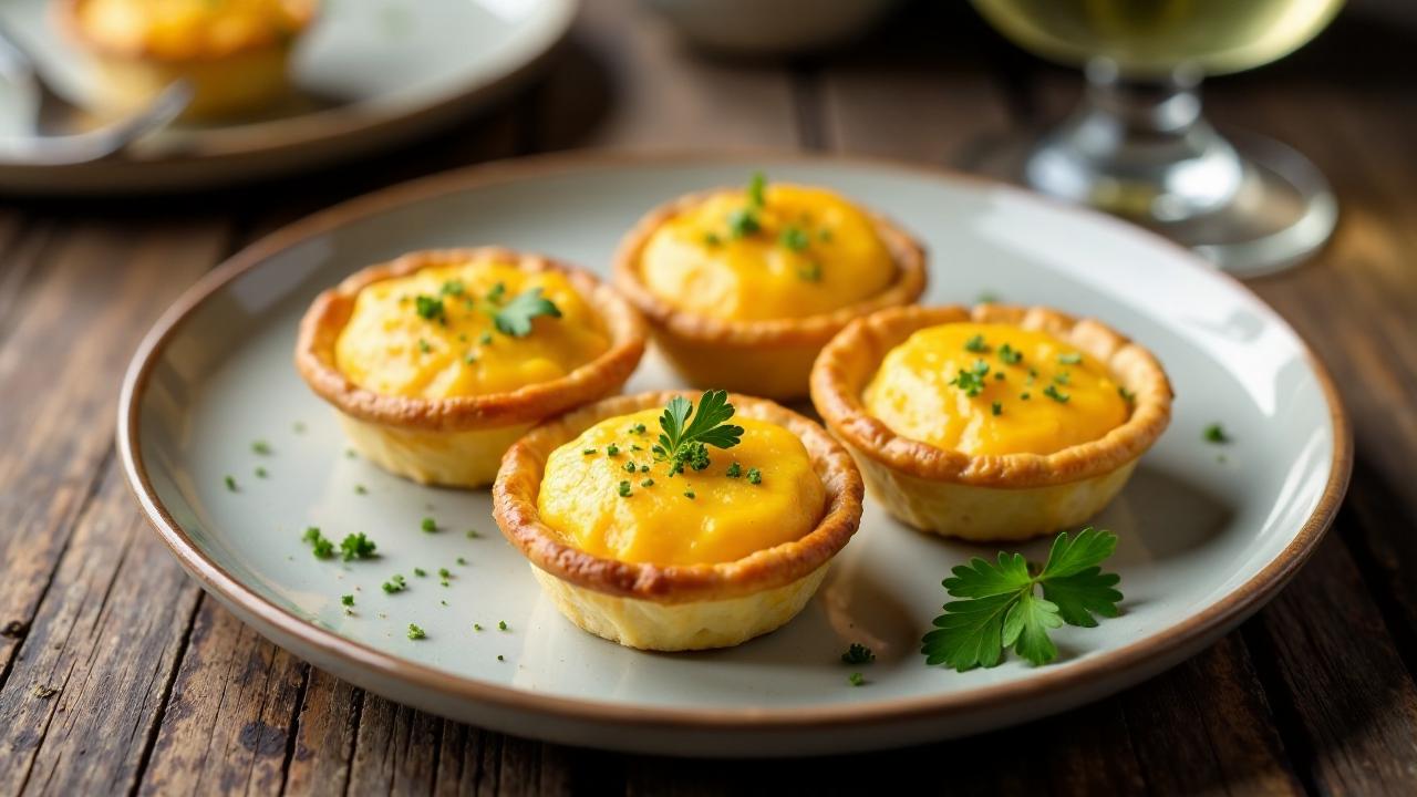 Cheshire-Käse-Tartlets