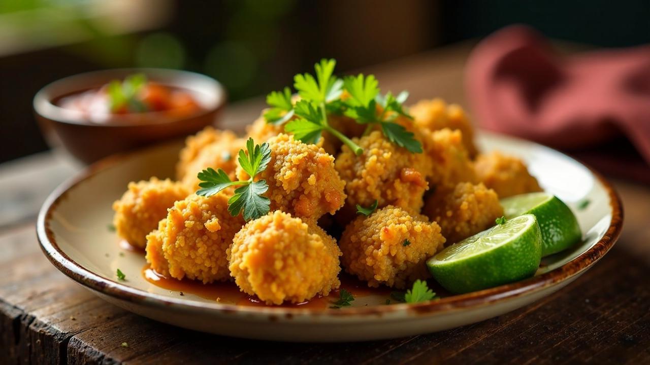 Chicharrón de Pollo: Frittierte Hühnerstücke