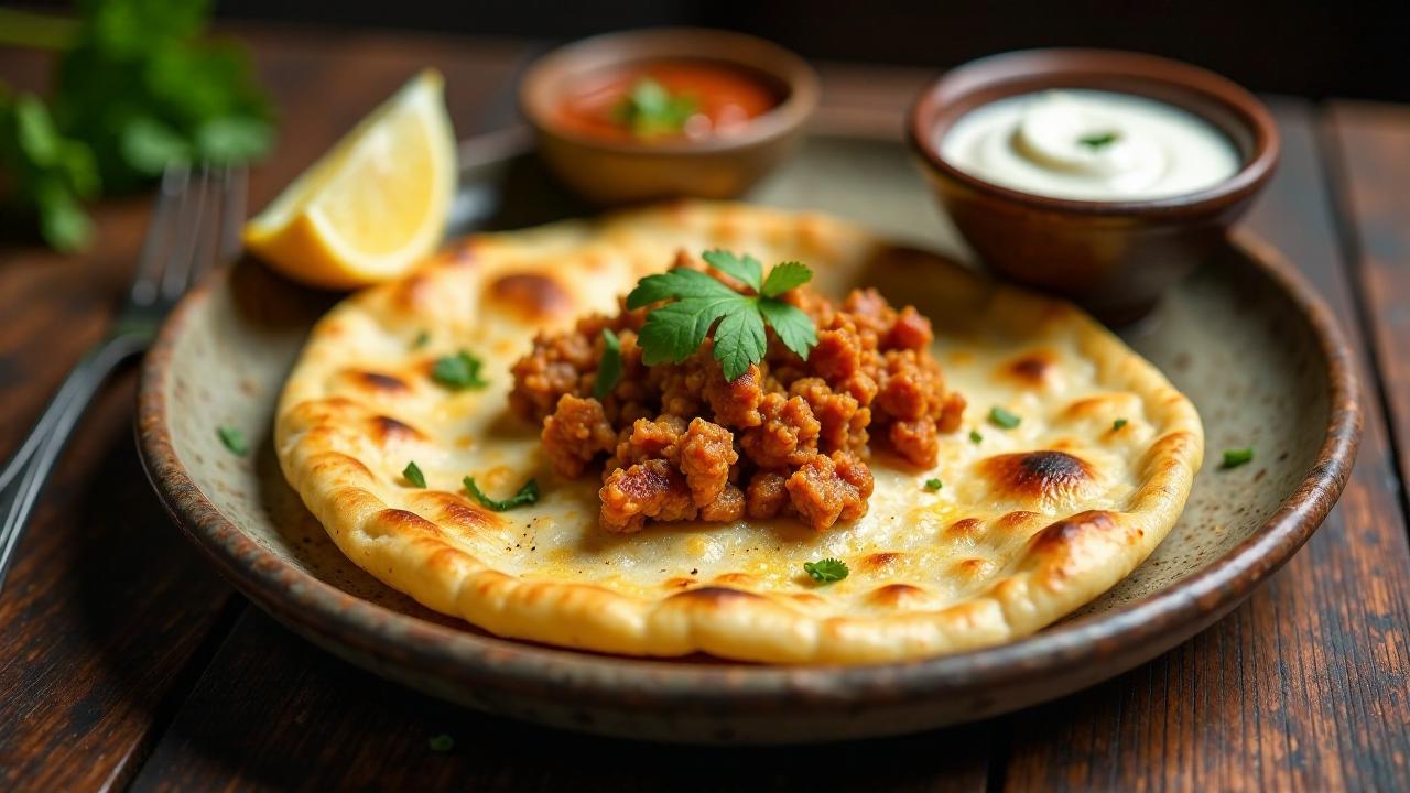 Chicken Keema Paratha (Hähnchenhack)