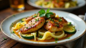 Chicken Tabil mit Zucchini