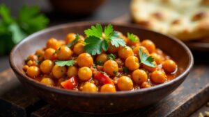 Chickpea Bhuna - Gewürzte Kichererbsenpfanne