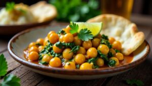 Chickpea and Spinach Curry