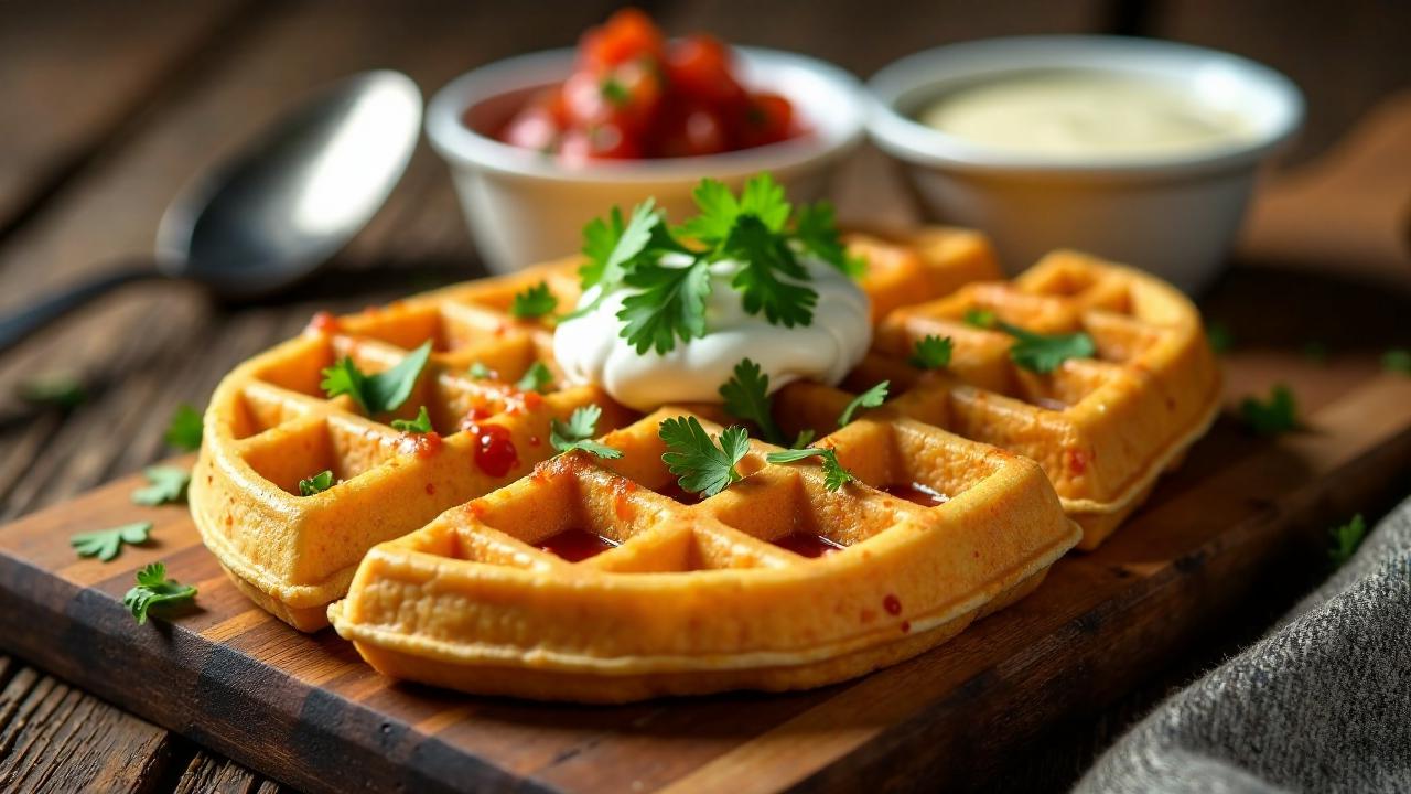 Chili-Cheese-Waffeln