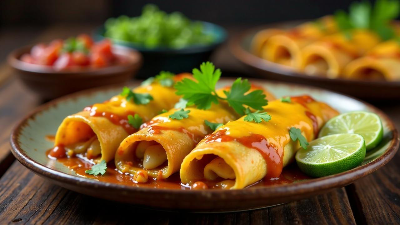 Chili Crab Enchiladas