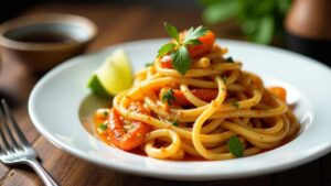 Chili Crab Linguini