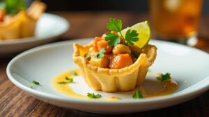 Chili Crab Phyllo Cups