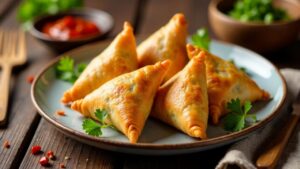 Chilli Crab Samosas