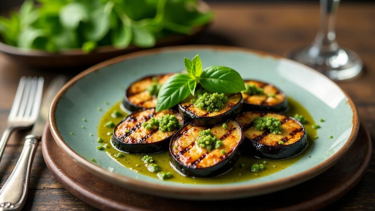 Chimichurri-Eggplant (Auberginen-Antipasti)