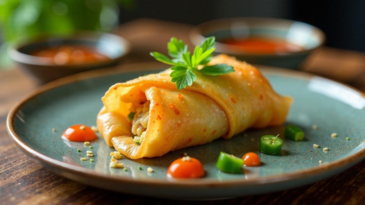 Chinesische Insekten-Frühlingsrollen