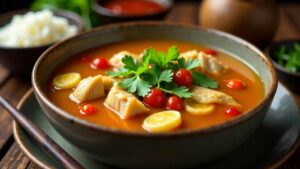 Chinesische Kräuterwurzelsuppe