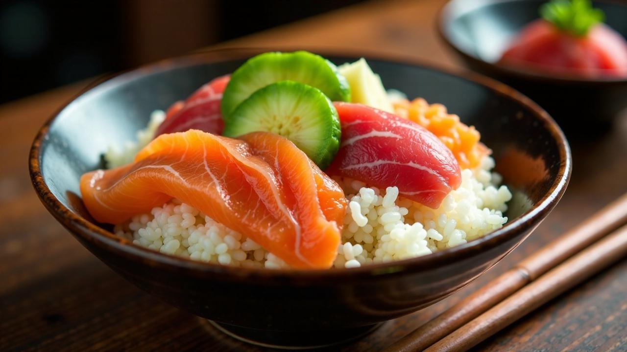 Chirashi-Sushi: Sushi-Reischüssel