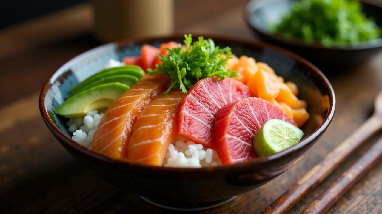 Chirashi Sushi (gemischtes Sushi-Bowl)