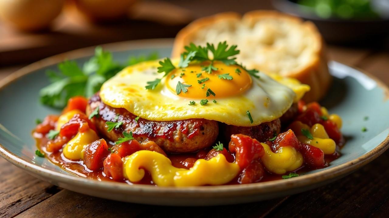 Chistorra con Huevos (Wurst mit Eiern)