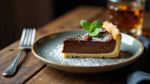 Chocolate and Whiskey Tart