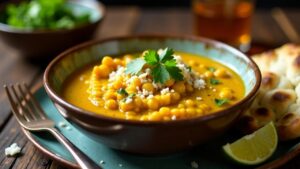 Cholar Dal (Linsen mit Kichererbsen)