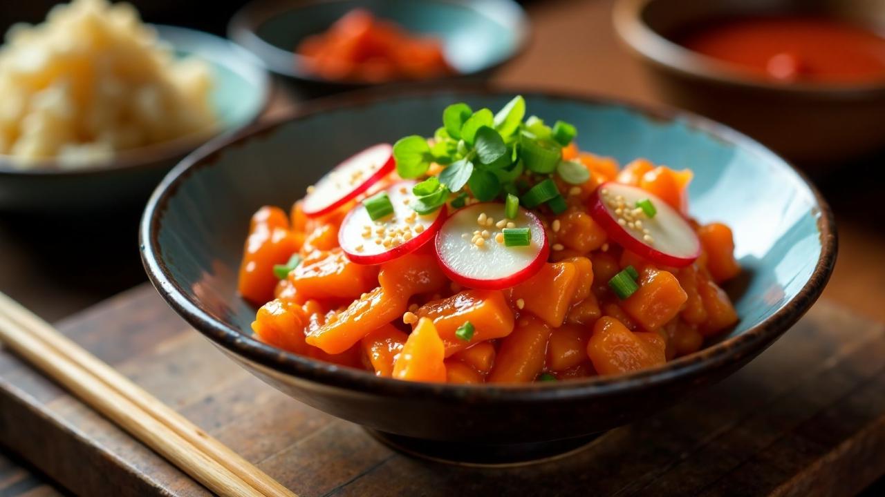 Chonggak Kimchi (Ponytail Radish Kimchi)