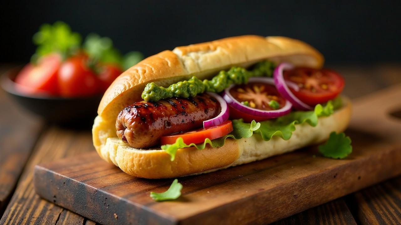 Choripan: Wurst im Brot