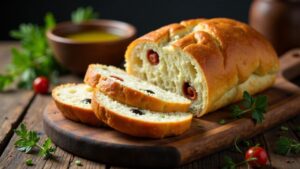 Chorizo-Oliven-Brot