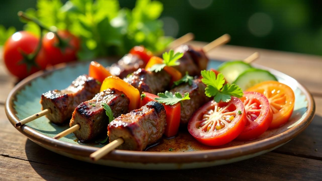 Choukouya: Gegrilltes Rindfleisch