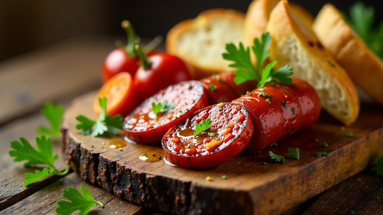 Chouriço Assado - Gegrillte Chorizo-Wurst