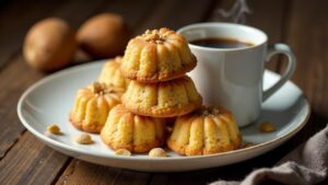 Chunky Erdnussbutter-Madeleines