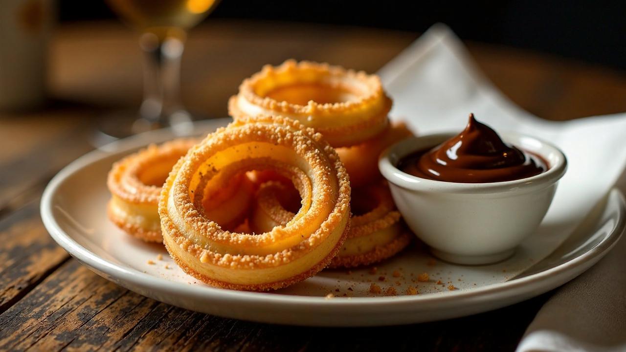 Churros con Chocolate – Frittierte Teigstangen mit Schokolade