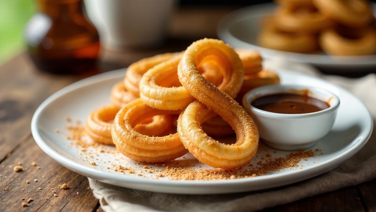 Churros mit Schokoladensoße