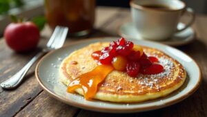 Clătite cu dulceață - Pfannkuchen mit Marmelade