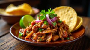 Cochinita Pibil (Langsam gegartes Schweinefleisch)