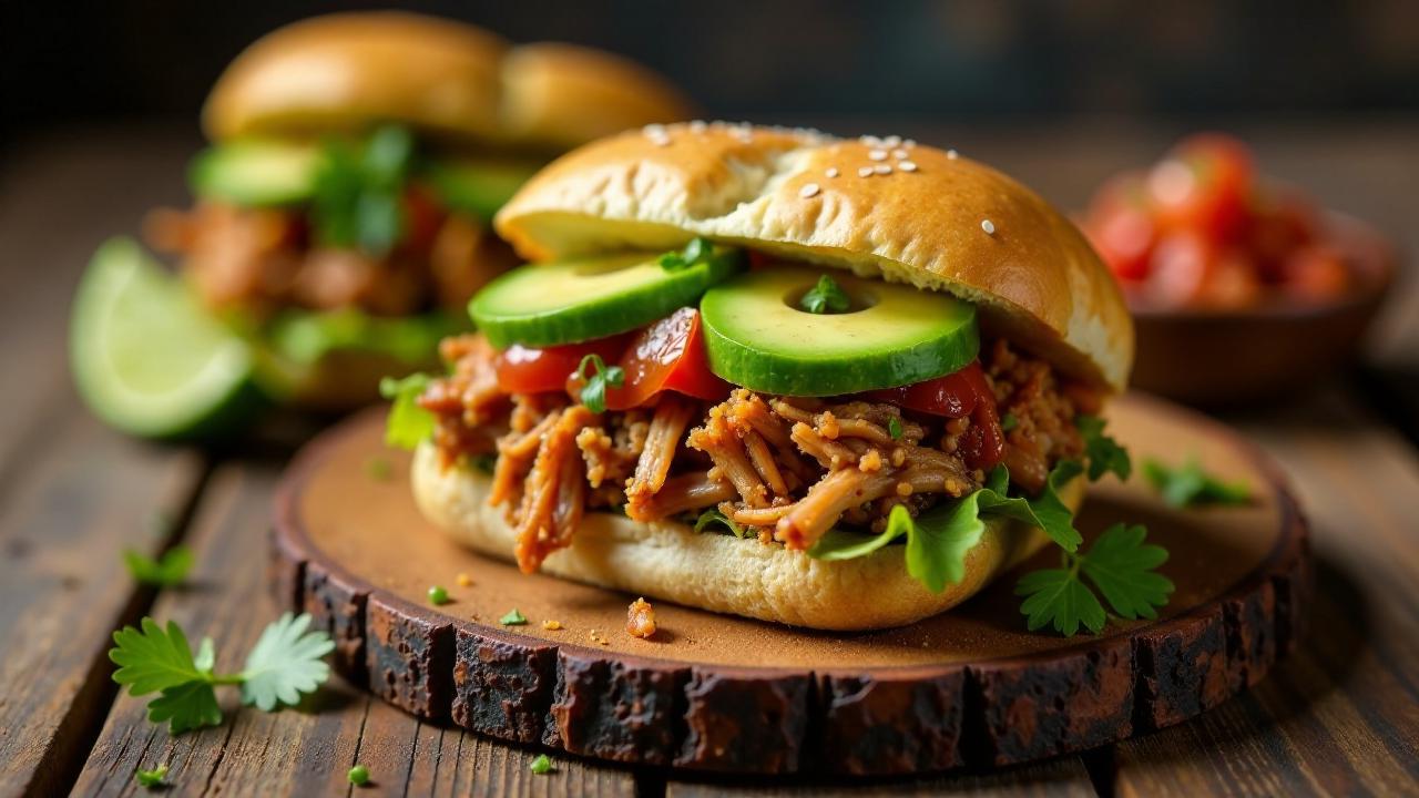 Cochinita Torta (Schweinefleisch-Sandwich)