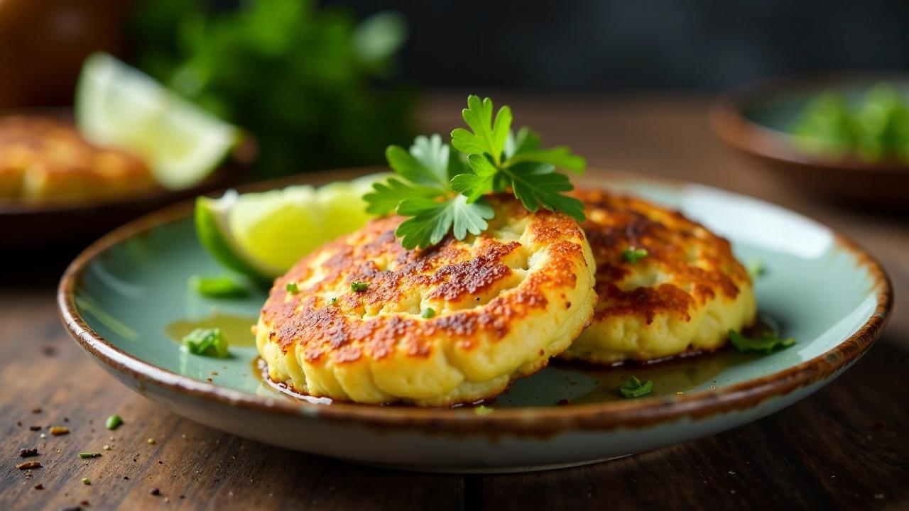 Coconut-Fish Pancakes