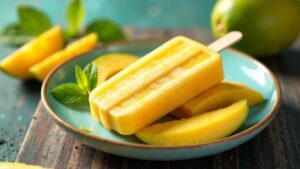 Coconut Mango Popsicles