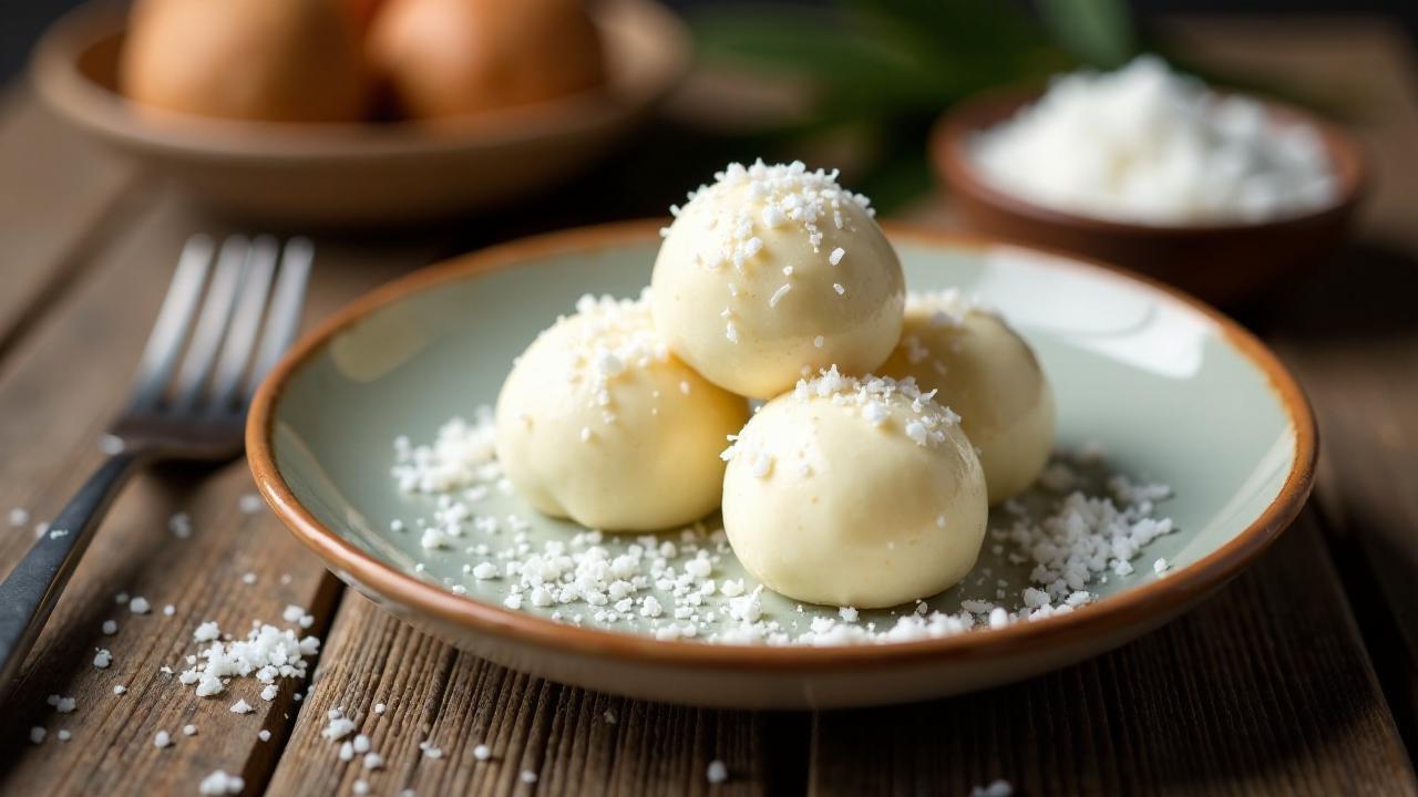 Coconut Mochi Bällchen