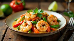 Coconut Prawn Stir Fry